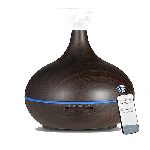 Rynx | Aromatherapy Aroma Oil Diffuser Wood Grain - Remote Control