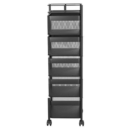 Rynx | Multifunctional square rotating storage rack made of metal