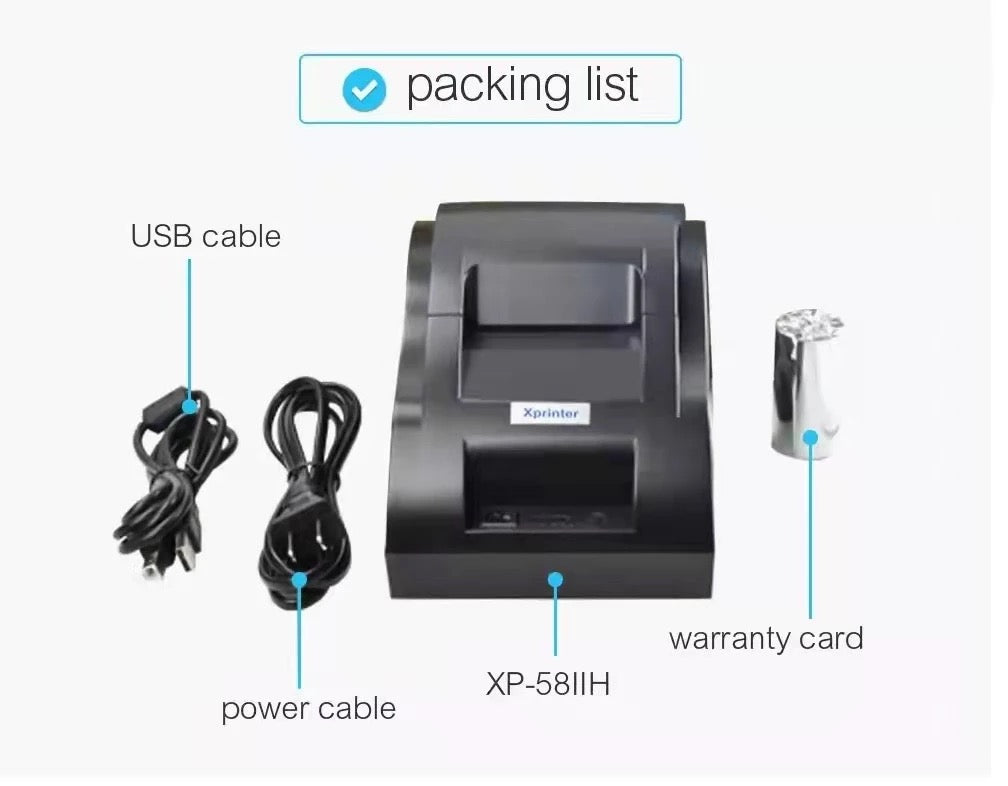 Rynx | Portable USB Bluetooth Thermal Printer