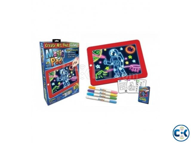 Rynx | Magic Pad Illuminated LED drawing tablet with 6 pens - 3D