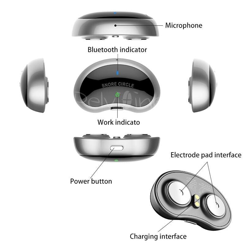 Rynx | SNORE CIRCLE - Bluetooth Anti-snoring Device Muscle Stimulator