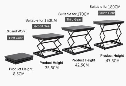 Rynx | SDC-B09 height-adjustable spring folding desk