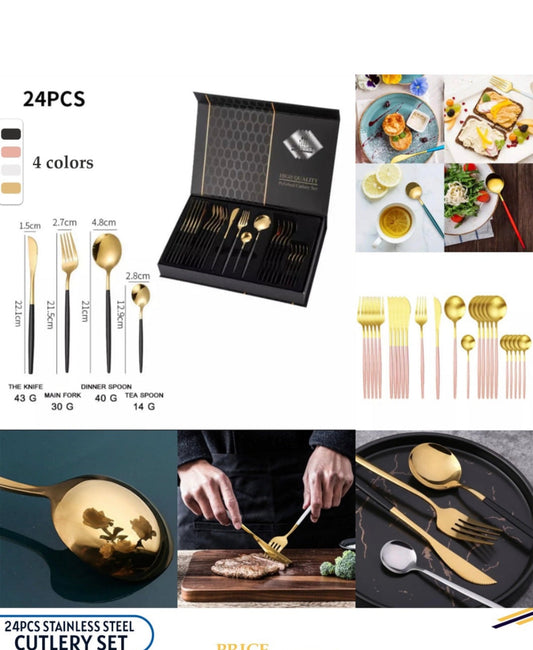 Rynx | Cutlery set ST/ST 24-pcs.