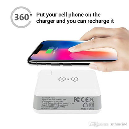 Rynx | Global Travel Charger QI Wireless 10000mah