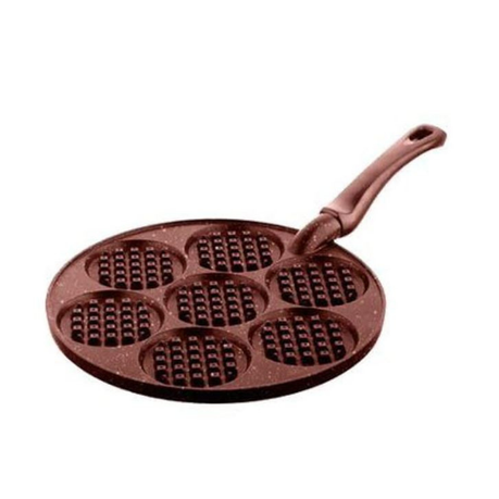 Rynx | Waffle Maker Pan -7 Holes / Copper