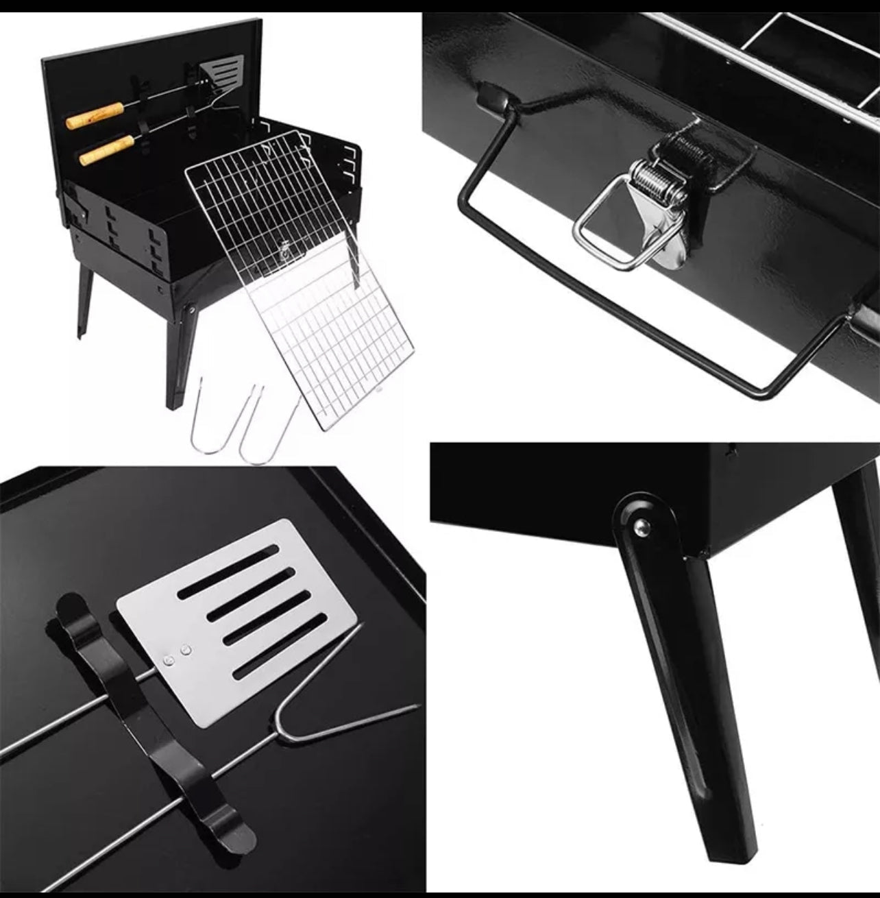 Rynx | Briefcase style portable folding grill