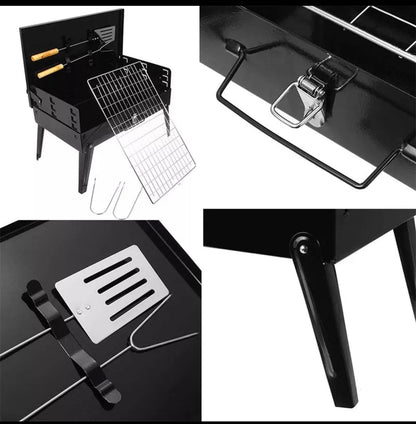 Rynx | Briefcase style portable folding grill