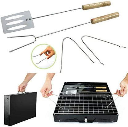 Rynx | Briefcase style portable folding grill