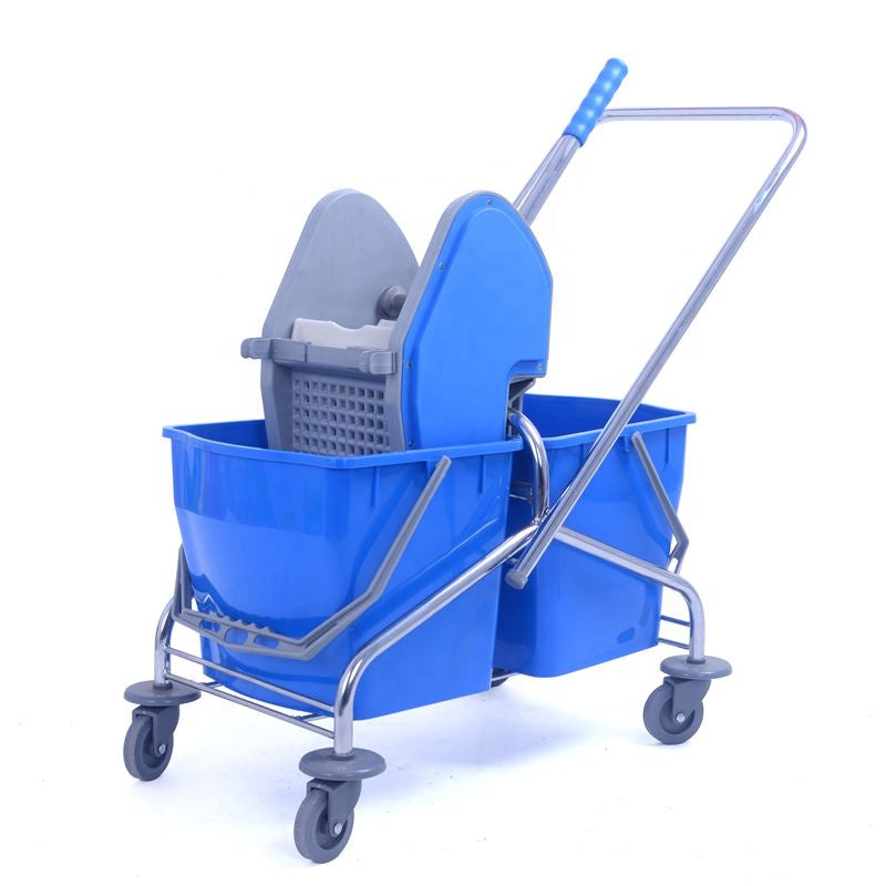 Rynx | Double-Bucket (25L x 2) Mop-Wringer Cart