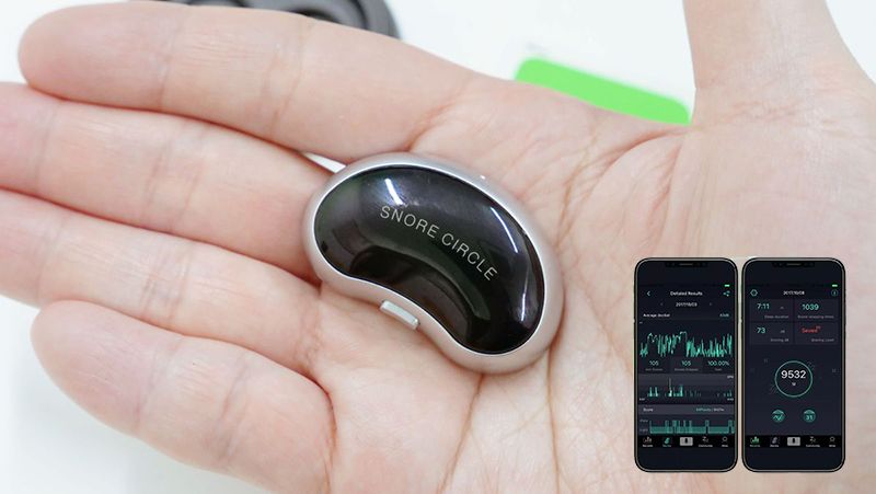 Rynx | SNORE CIRCLE - Bluetooth Anti-snoring Device Muscle Stimulator
