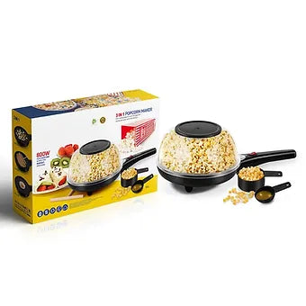 Rynx | 3 in 1 Popcorn Popcorn Maker Household Automatic Mini Hot Air Popcorn