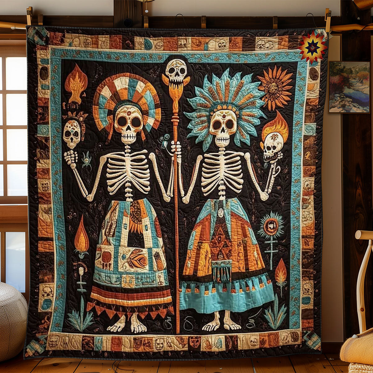 Rynx | Day of the Dead Holy Tradition Quilt