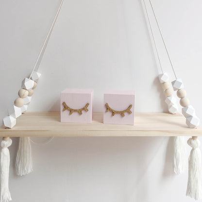Rynx Colorful Beads Tassel Kids Room Wall Shelf