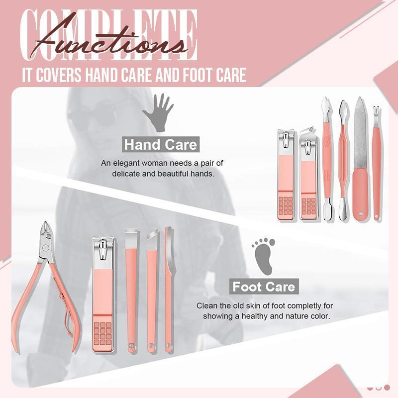 RYNX | 10-Piece Nail Care Set (Ten Colors)