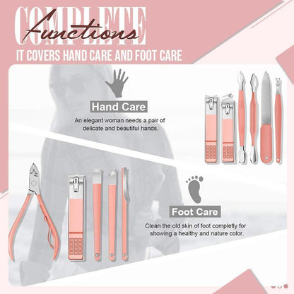 RYNX | 10-Piece Nail Care Set (Ten Colors)