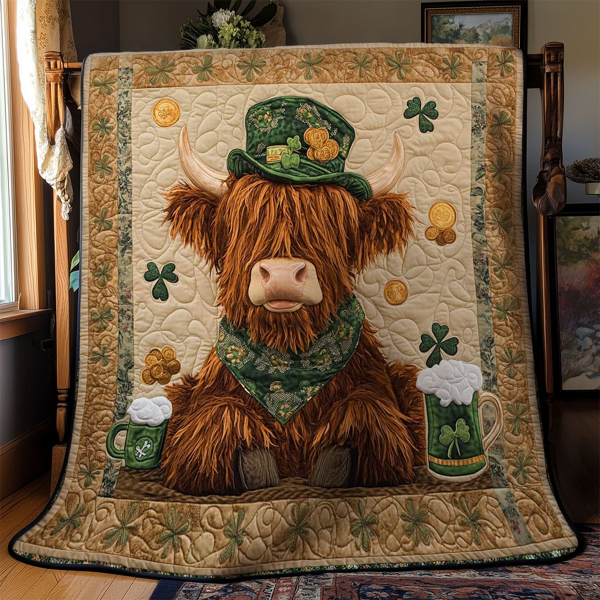 Rynx | Festive Highland Beef Quilt