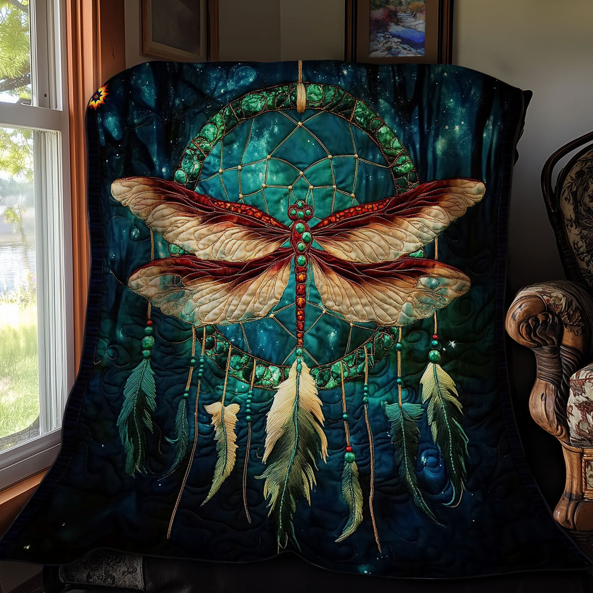 Rynx | Dreamcatcher Dragonfly Blanket