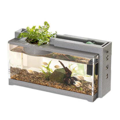 Rynx | Aquarium Fish Tank Set with Built-in Oxygen Column & USB Silent Filter