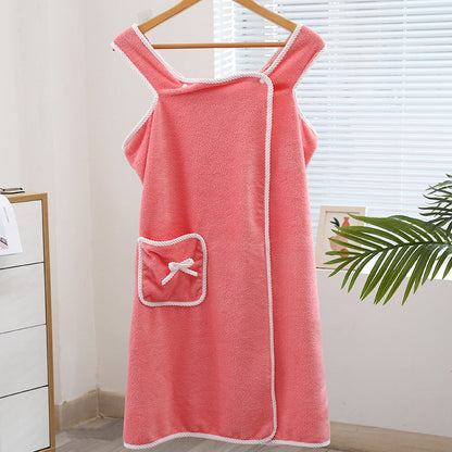 Rynx | Sling Coral Velour Bathrobe