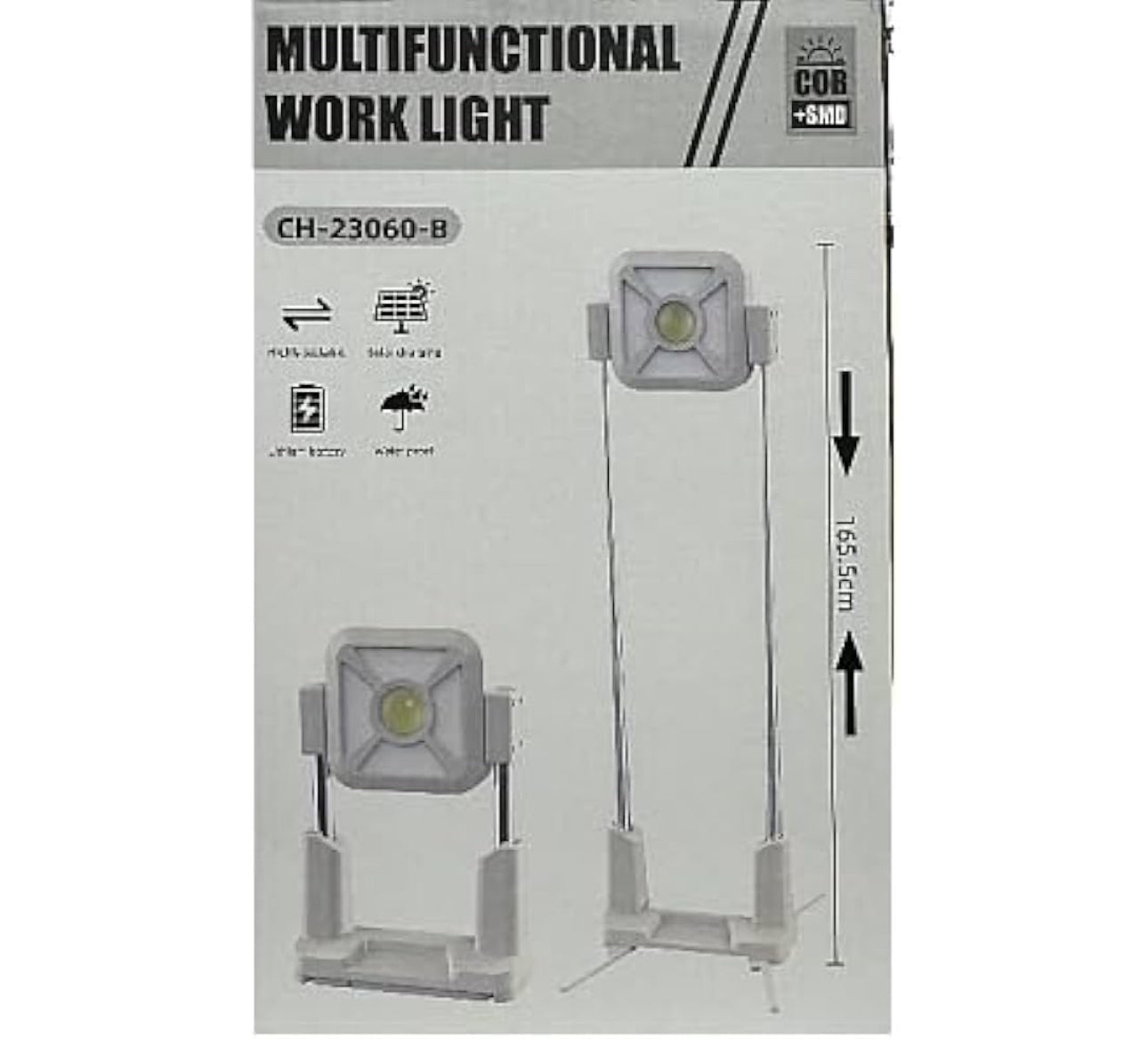 Rynx | MTech  
Multifunctional dimmable LED solar-powered telescopic light USB