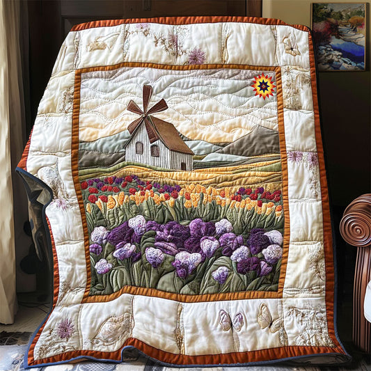 Rynx | Tulip Field Windmill Quilt
