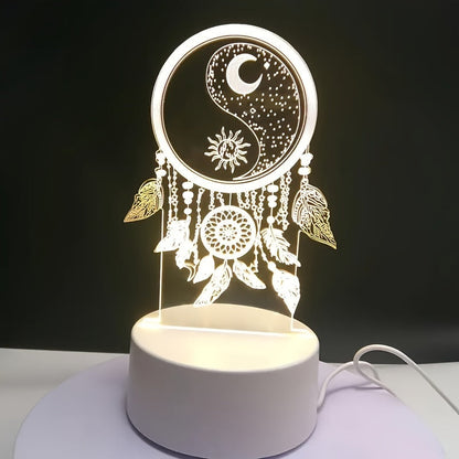 Rynx | DreamLight - 3D Dreamcatcher LED Table Lamp