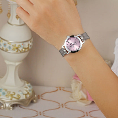 Rynx | Women's watch with quartz movement and stainless steel mesh belt