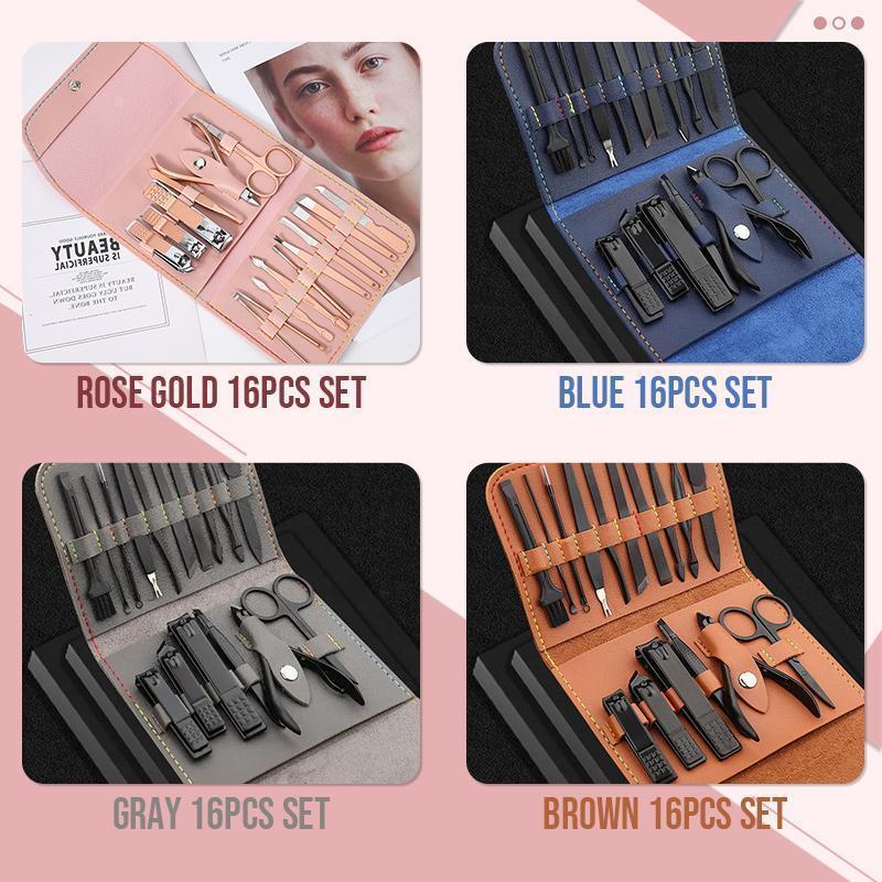 RYNX | 10-Piece Nail Care Set (Ten Colors)