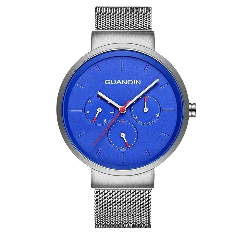 Rynx | Men's Quartz Watch with Steel Mesh Strap