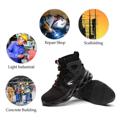 Rynx | Lightweight, breathable work shoes with steel toe