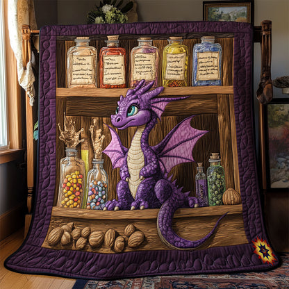 Rynx | Purple Dragon Blanket