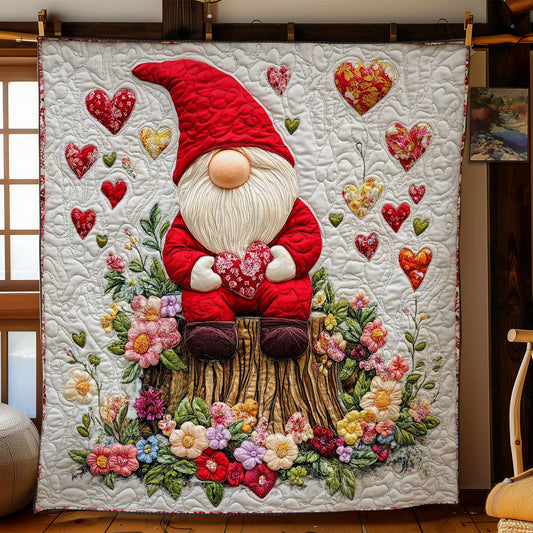 Rynx | Gnomes romantic seating quilt