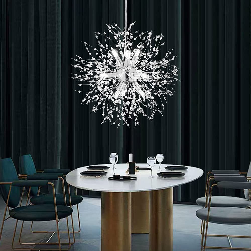 Rynx | Crystal Fireworks Pendant Light Chrome