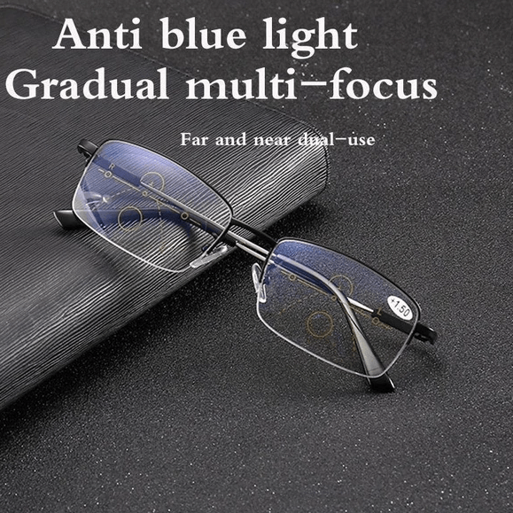 RYNX | Titanium Progressive Far And Near Range Dual-Use Reading Glasses