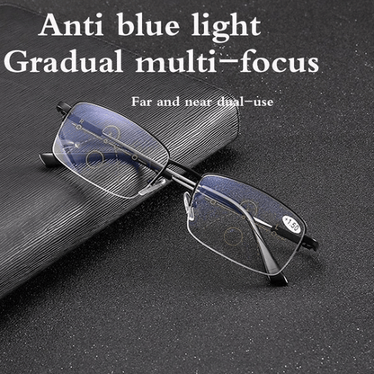 RYNX | Titanium Progressive Far And Near Range Dual-Use Reading Glasses