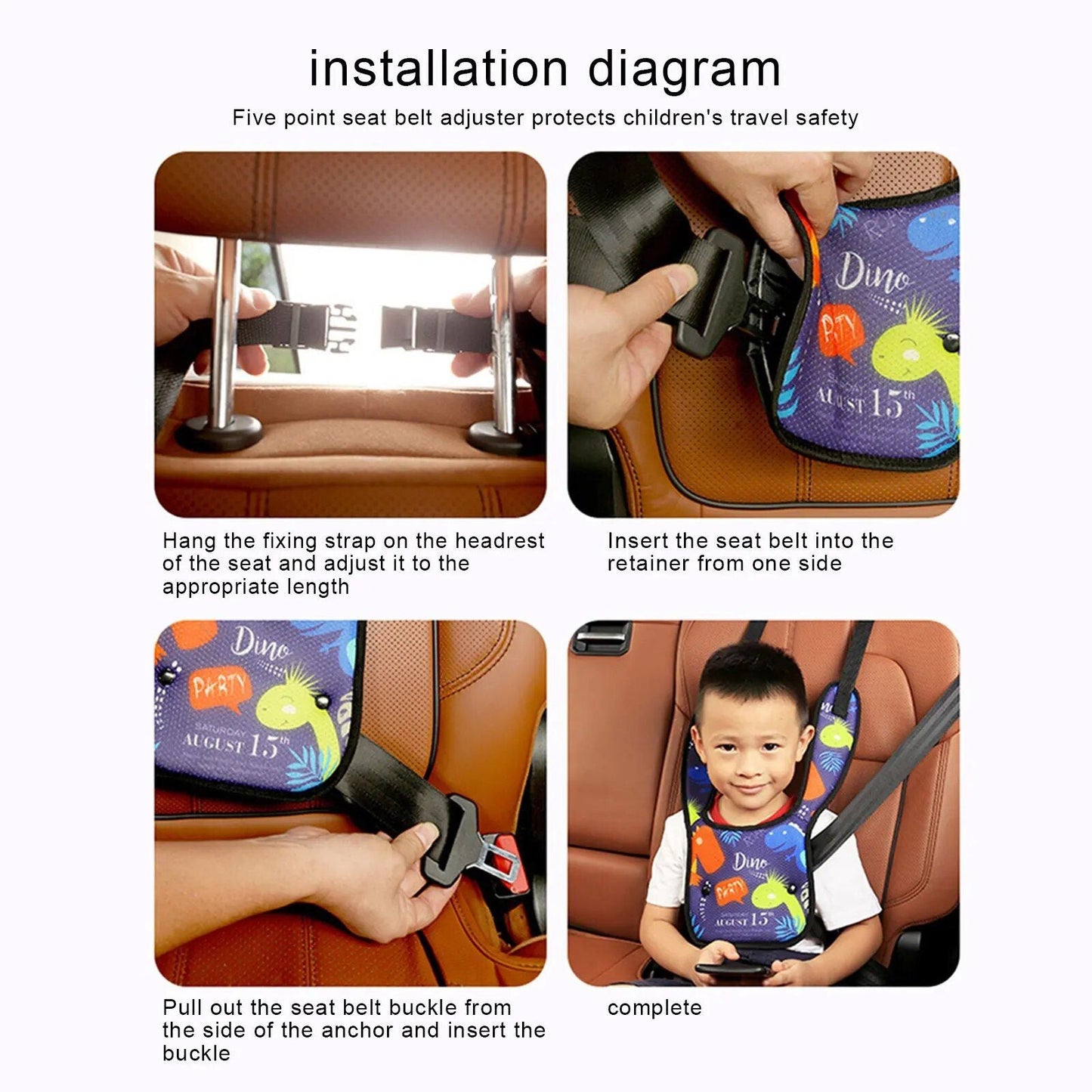 Rynx | Adjustable Children's Car Seat Belt Fixator