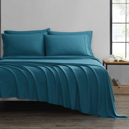 Rynx | Bamboo 2000 Thread Count 6-Piece Luxury Sheet Set - Organic, Cooling, 16 Inch Deep Pocket, Egyptian Luxury with Bonus Pillowcases - Shrink and Fade Resistant