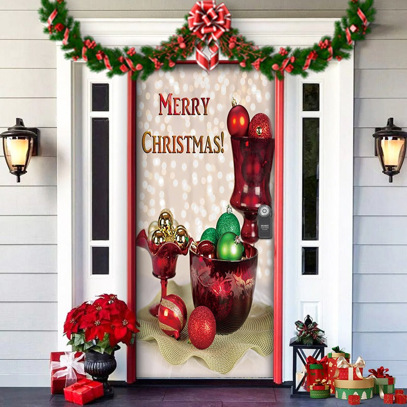 Rynx | Nightmare Before Christmas Outdoor Decorations Props Christmas Elf Door Cover