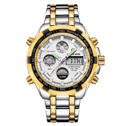 Rynx | Men's Calendar Alloy Sports Multi-function Watch