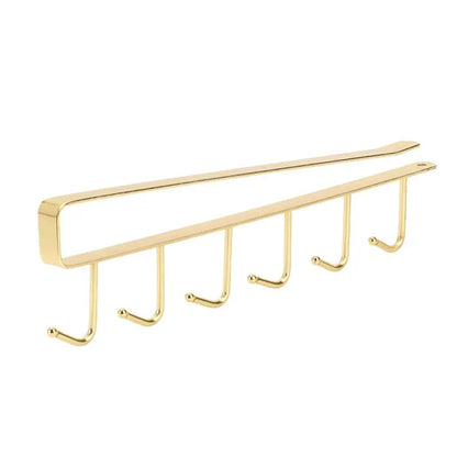 Rynx | Under-cabinet hook strip – space-saving kitchen storage with 6 hooks