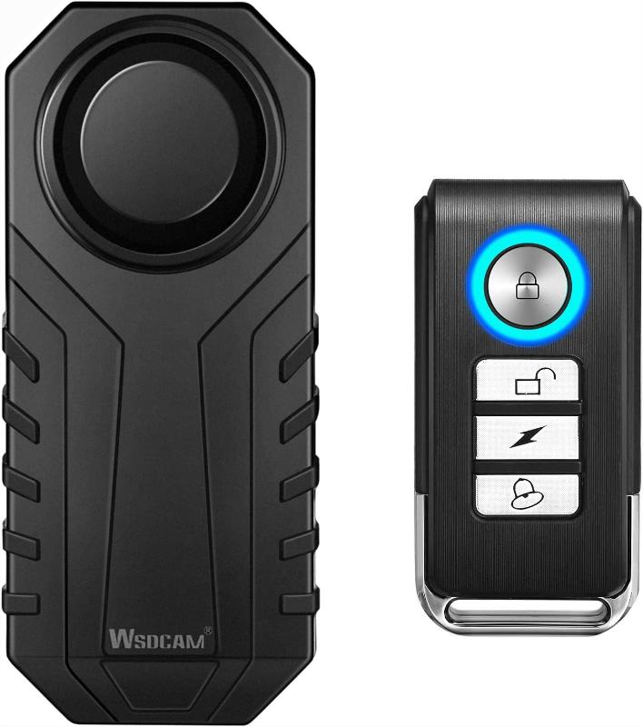 Rynx | Wireless Vibrating Motion Sensor 113dB Bike Alarm with Remote Control