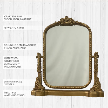 Rynx | Ornate Shiny Cosmetic Mirror