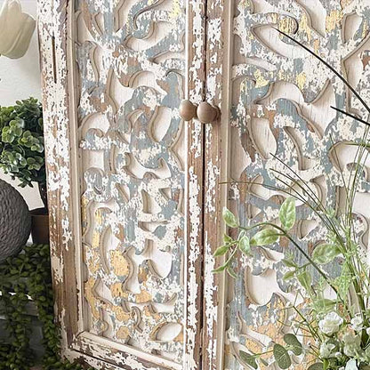 Rynx | Worn embellished high doors