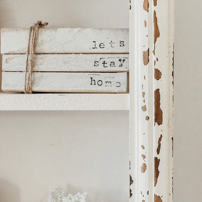 Rynx | Weathered Victorian carved wall shelf