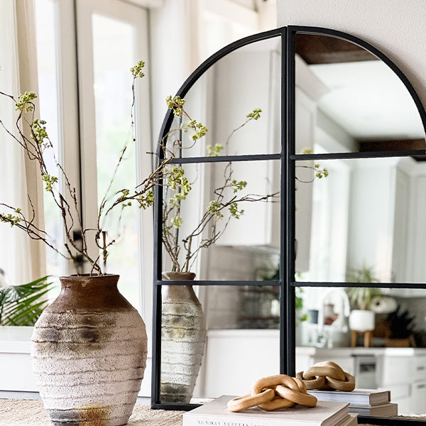 Rynx | Arch window panel mirror