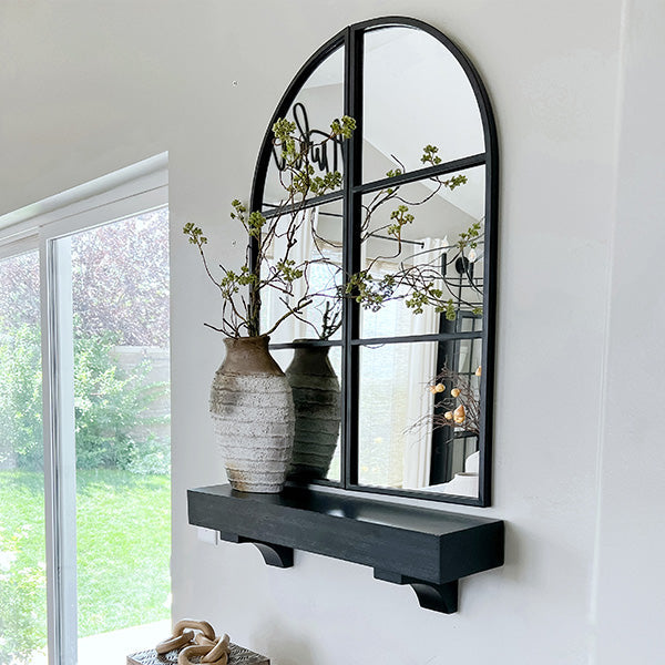 Rynx | Arch window panel mirror