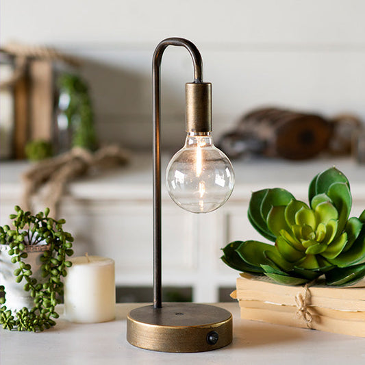 Rynx | Antique Bronze LED Table Lamp