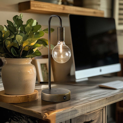 Rynx | Antique Bronze LED Table Lamp