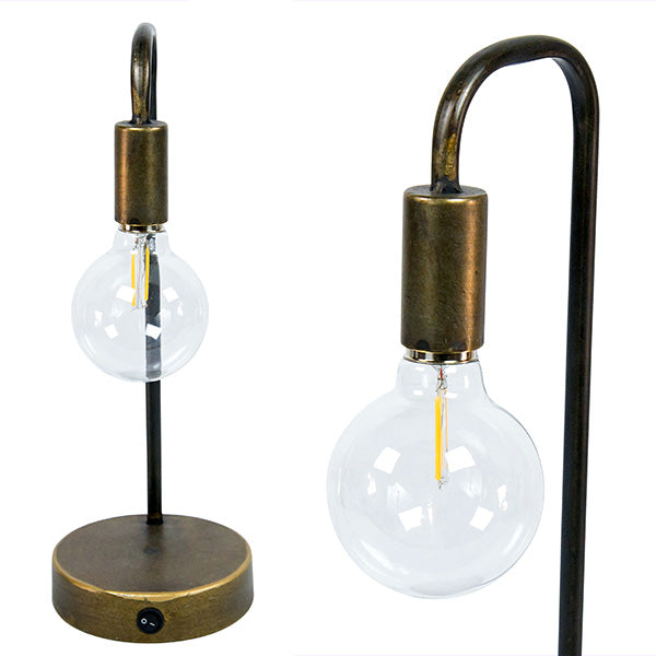 Rynx | Antique Bronze LED Table Lamp