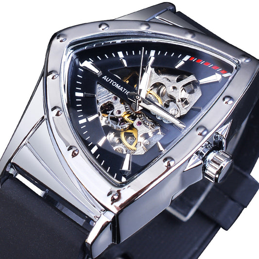 Rynx | Skeleton Men's Automatic Mechanical Watch Silicone Strap